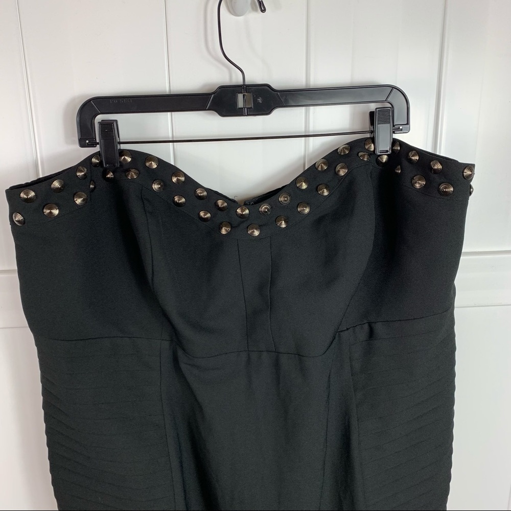 COPY - NEW Torrid Black Studded Strapless Dress Plus 24 - Picture 3 of 10